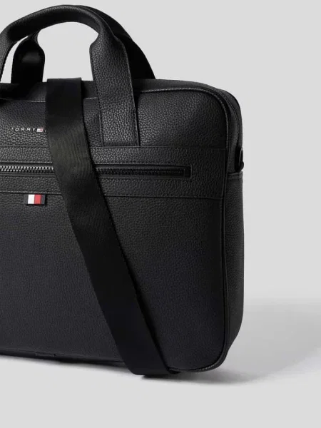 Torba na laptopa Tommy Hilfiger czarna