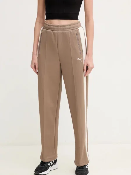 Спортивні штани Puma Always on візерунок коричневий