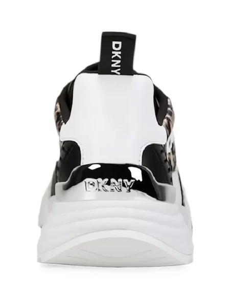 Sneakerși Dkny cu imagine cu model leopard negru