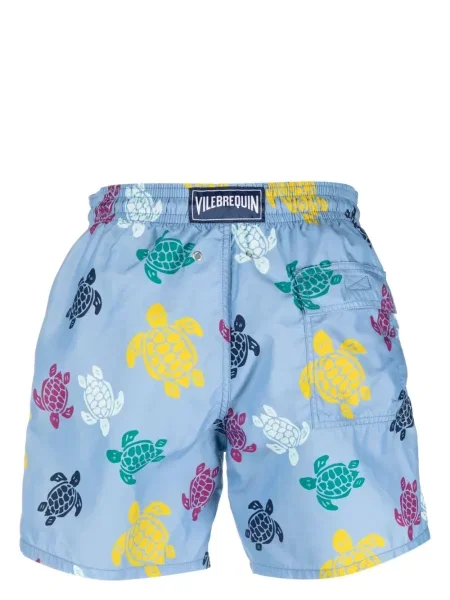 Slip de baie Vilebrequin cu imagine cu cordon albastru
