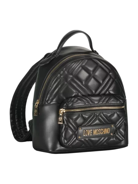 Plecak Love Moschino pikowany czarny