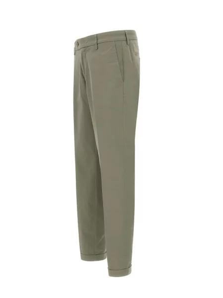 Pantaloni chino Re-hash verde