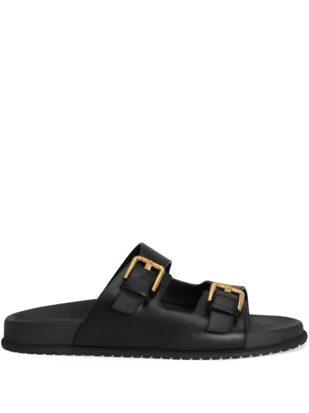 Papuci Dolce & Gabbana din piele negru