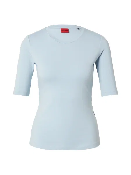 HUGO Tricou Darnelia deschis albastru