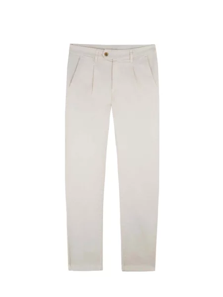 Scalpers Pantaloni cutați Nos Firenze murdar alb