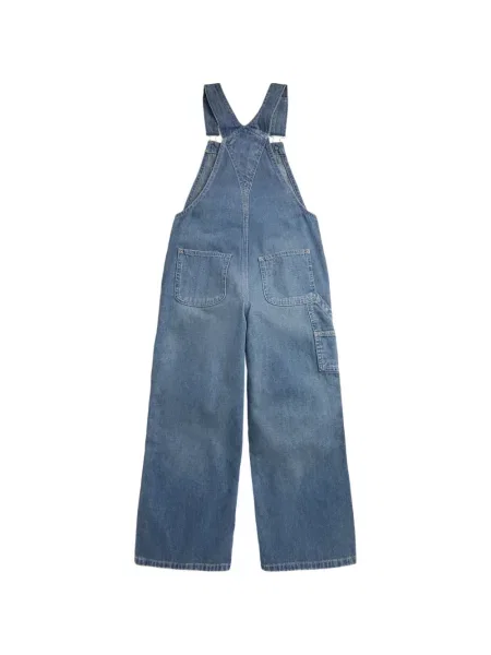 Kombinezon jeansowy dziecięcy Polo Ralph Lauren niebieski