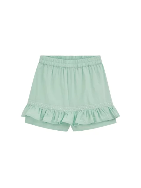 WE Fashion Fustă verde mentă alb