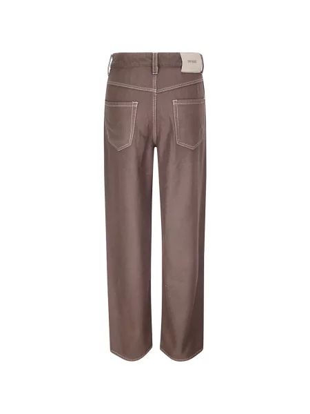 Pantaloni Uma Wang maro