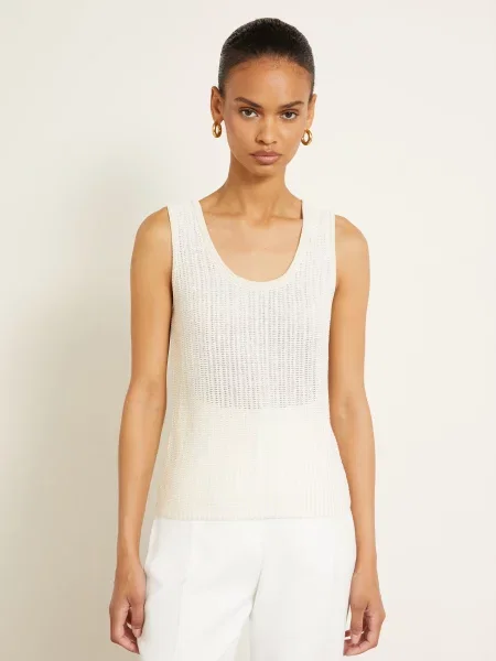 Pletený pletený top Proenza Schouler béžový