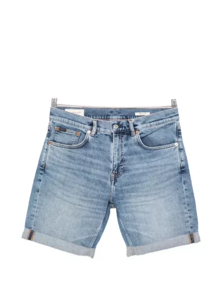 Pantaloni scurți din denim Gant albastru