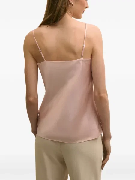 Remenčić top Brooks Brothers s V-izrezom ružičasta