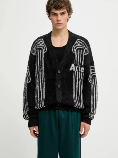 Jopica Aries Oversized Chenille Column črna