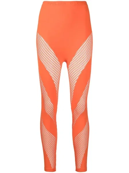 Leggings Philipp Plein tricotate portocaliu