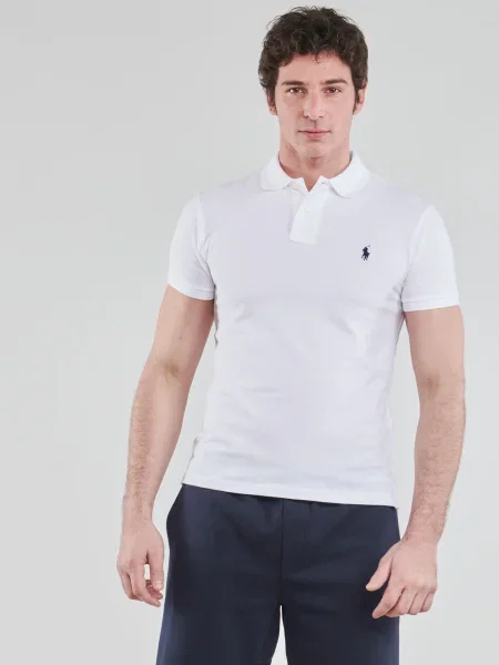 Polokošeľa Polo Ralph Lauren so sieťovinou biela