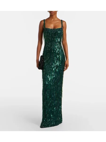 Rochie Jenny Packham verde