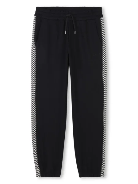 Spodnie dziecięce Lanvin Enfant czarne
