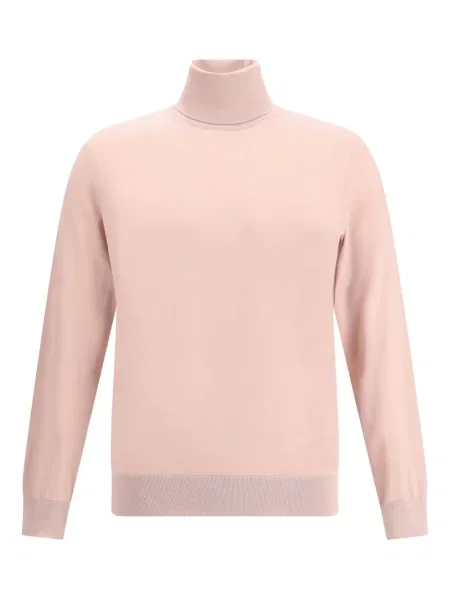 Golf golf Zegna prążkowany różowy