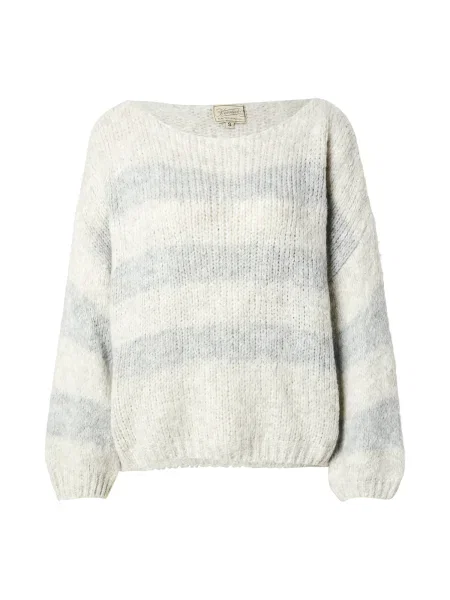 Herrlicher Pulover Leena svetlo / temno zelena siva