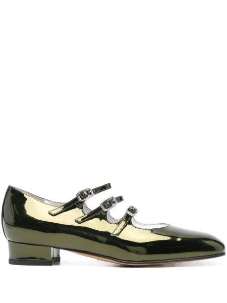 Pantofi cu toc Carel Paris din piele verde