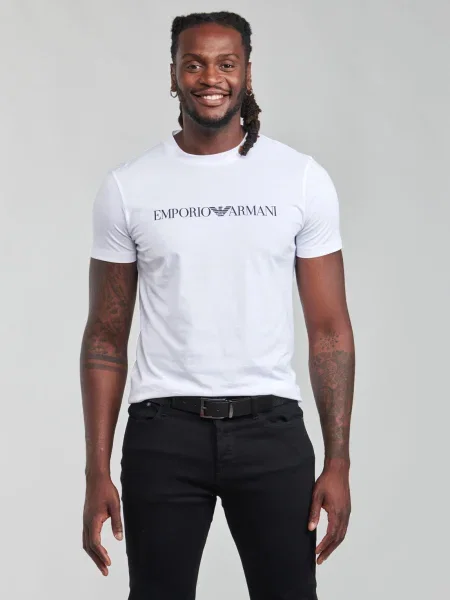 Tričko Emporio Armani biela