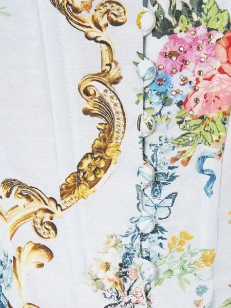 Rochie Camilla evazată albastru