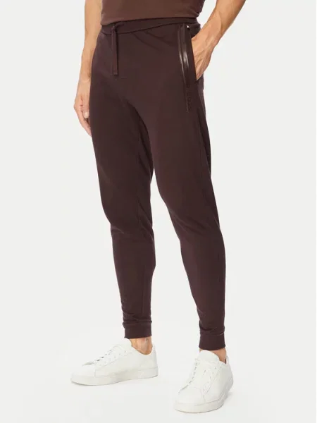 BOSS Pantaloni trening Authentic Maro negru