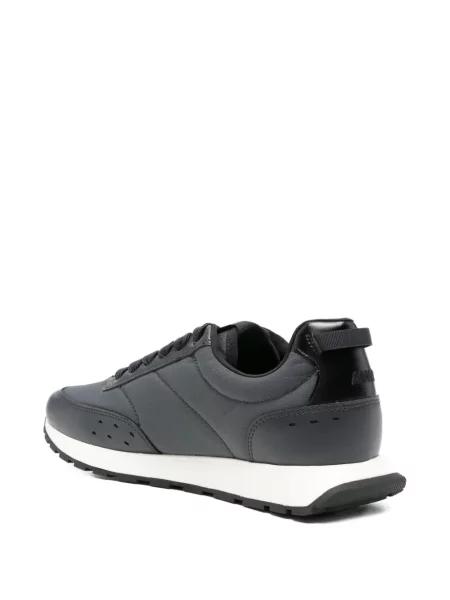 Sneakerși Boss matlasate albastru