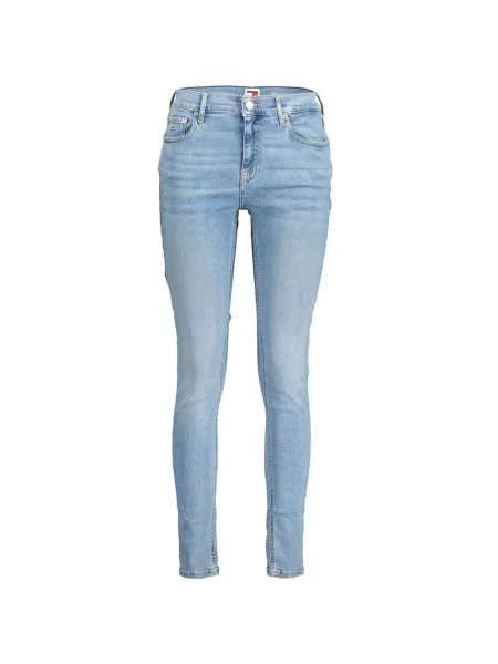 Skinny jeansy skinny Tommy Jeans niebieskie