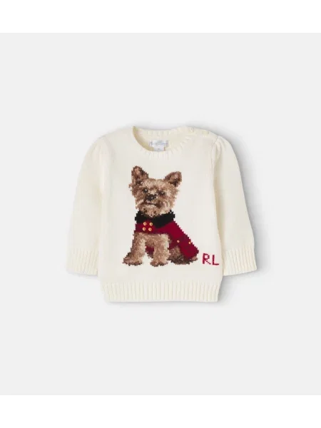 Gyerek szvetter Polo Ralph Lauren fehér