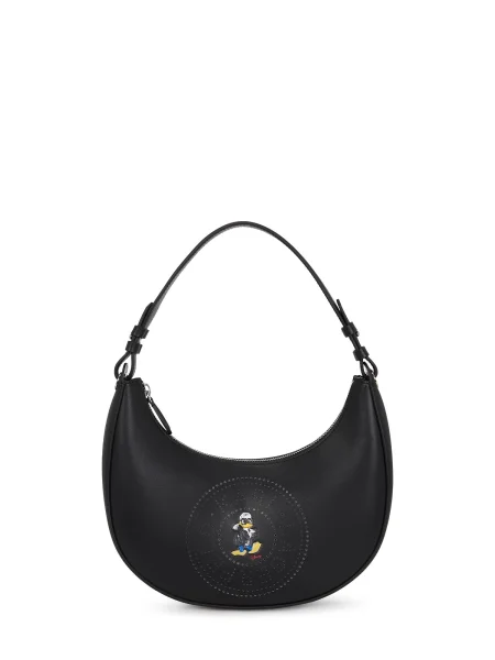 Karl Lagerfeld geantă de piele KL X DISNEY negru