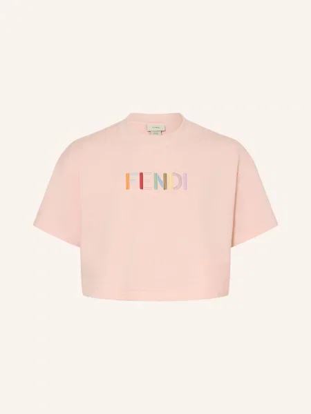 Fendi Mikina růžová / světle / oranžová fialová