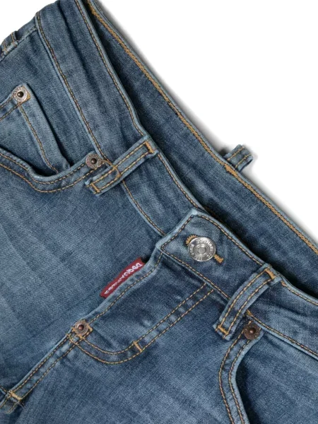 Jeansy dziecięce Dsquared2 niebieskie