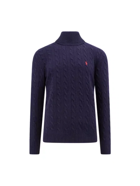Sweter Ralph Lauren z kaszmiru niebieski