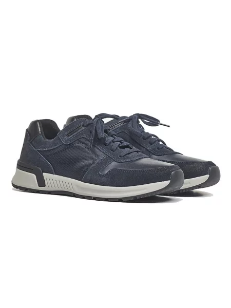 Sneakersy Gabor skórzane do biegania niebieskie