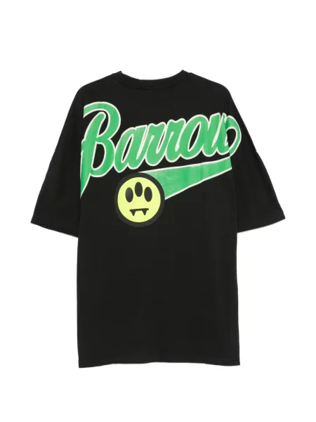 Scurt tricou Barrow cu imagine negru