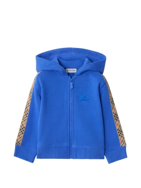 Bluza z kapturem dziecięca Burberry niebieska