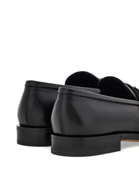 Pantofi loafer Ferragamo cu cataramă negru