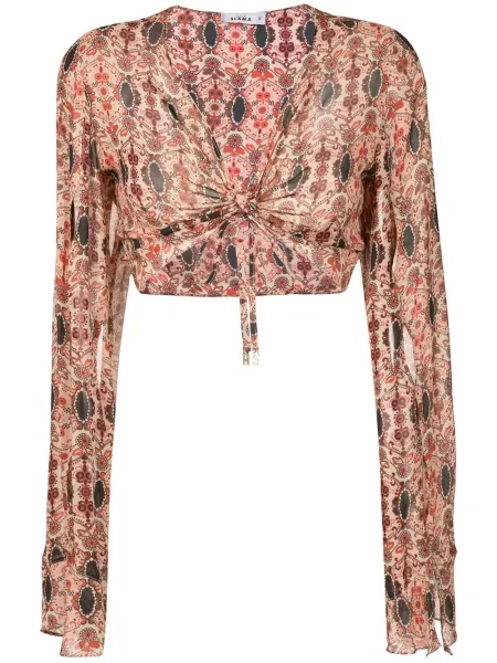 Cropp bluză Amir Slama cu model floral cu imagine