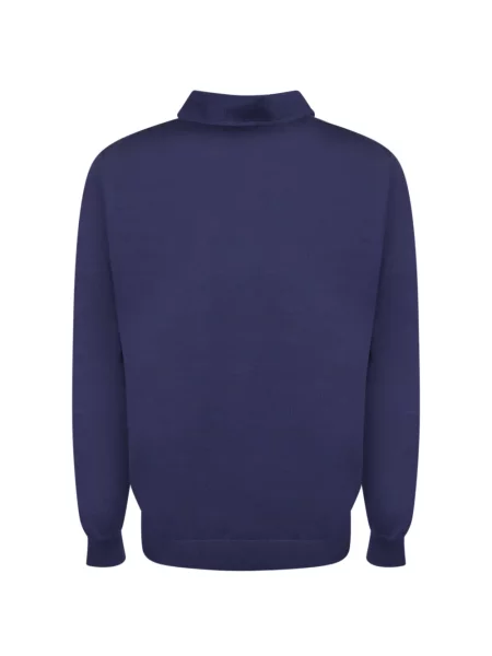 Polokošeľa Dell'oglio modrá