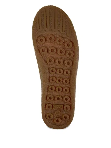 Sneakerși Camper cu șireturi din piele de căprioară roșu