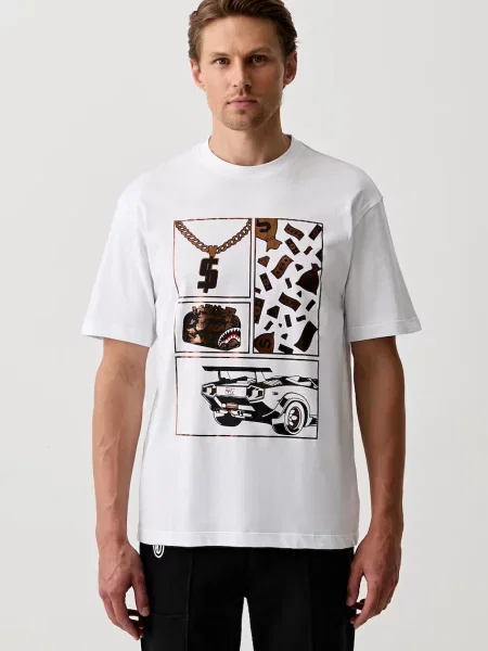 Sprayground T-shirt biała