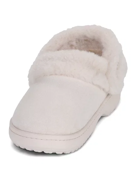 Pantofi Crocs din piele de căprioară bej