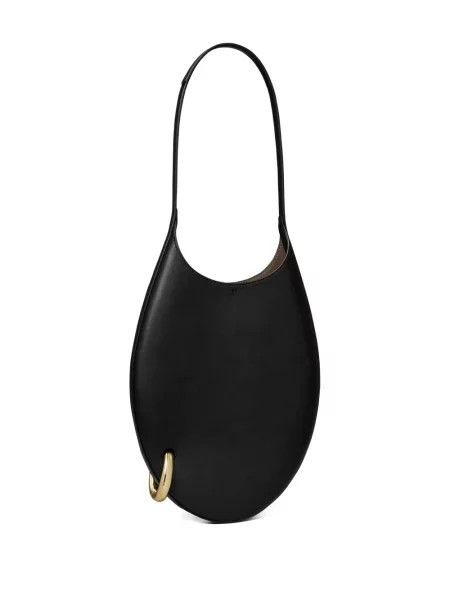 Geanta de piele Tory Burch din piele negru
