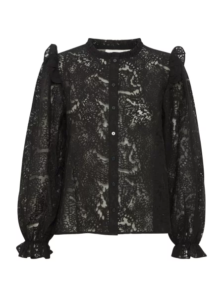 ICHI Bluză YARROW' negru