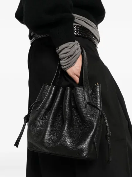 Geantă shopper Yuzefi din piele negru