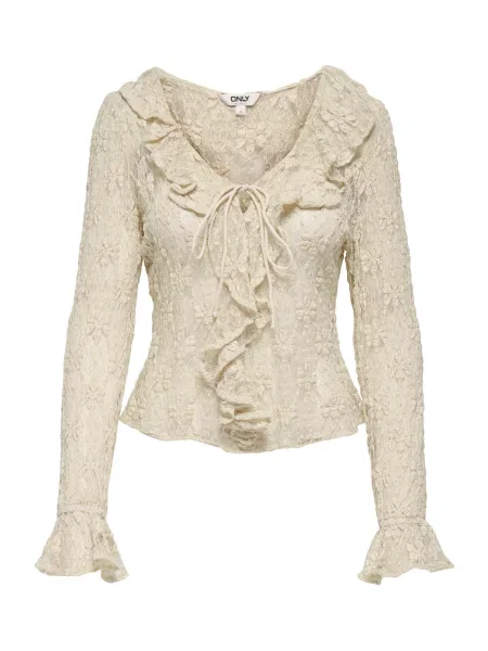 ONLY Bluză ONLPEARLINA' bej