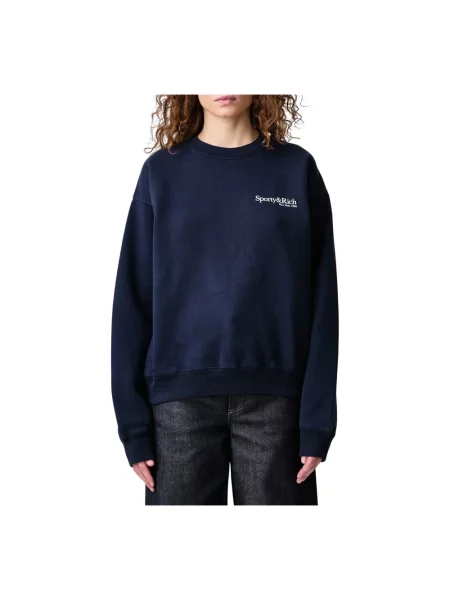 Bluza Sporty And Rich niebieska
