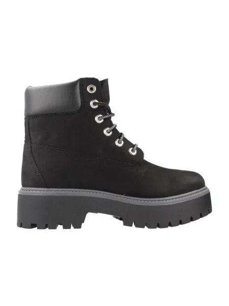 TIMBERLAND Ghete cu șireturi negru