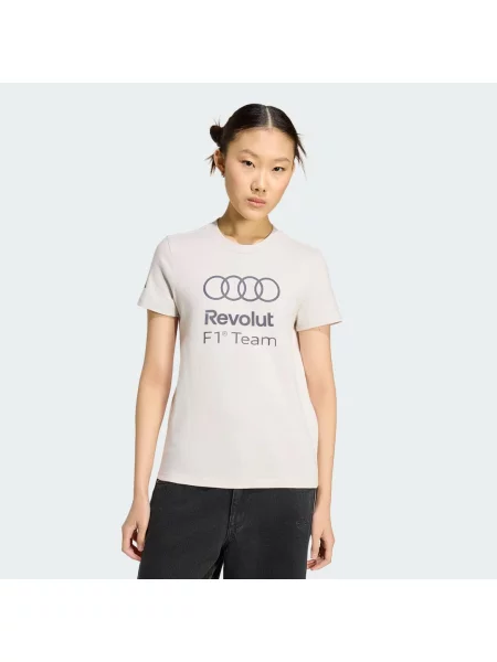 Koszulka Z Grafiką Audi Revolut Team Dna biała