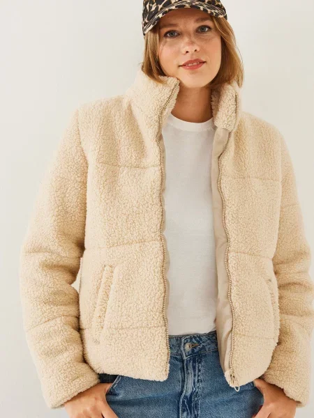 Bianco Lucci Geacă de primăvară-toamnă bej